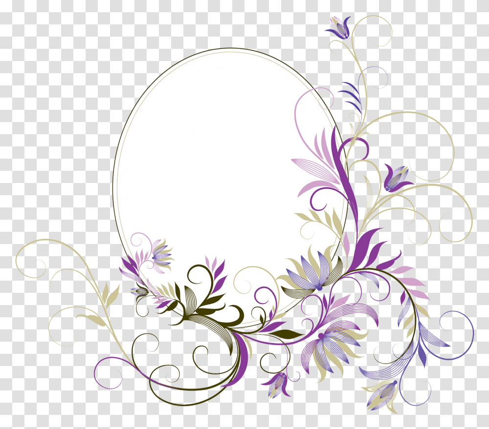 Vine With Purple Flowers Drawing, Floral Design, Pattern Transparent Png