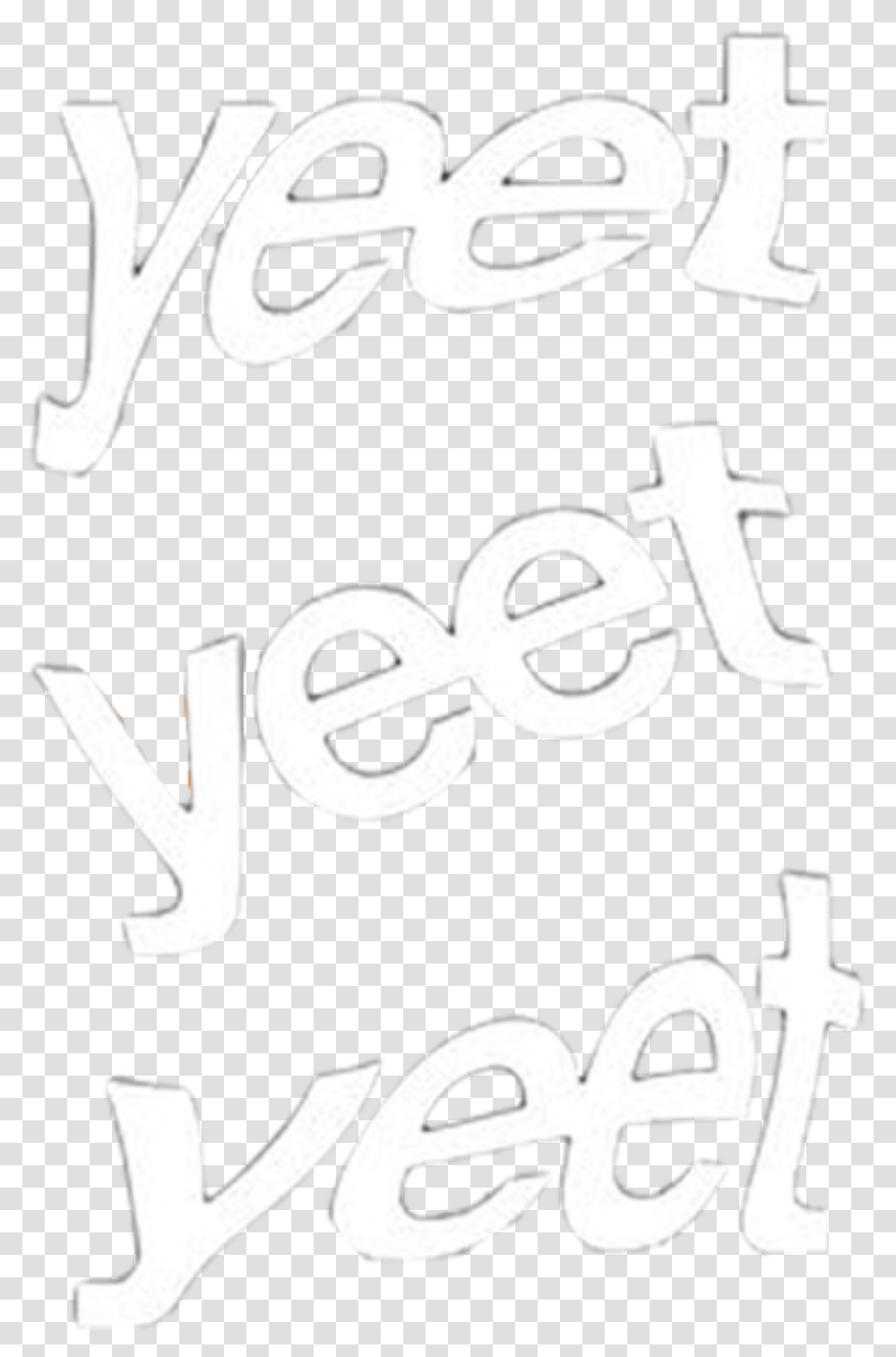 Vine Yeet Sticker By Shelby Poster, Text, Label, Alphabet, Symbol Transparent Png