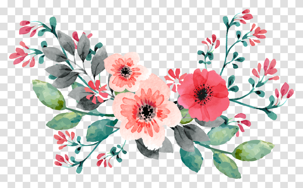 Vines Clipart Watercolor, Floral Design, Pattern, Plant Transparent Png