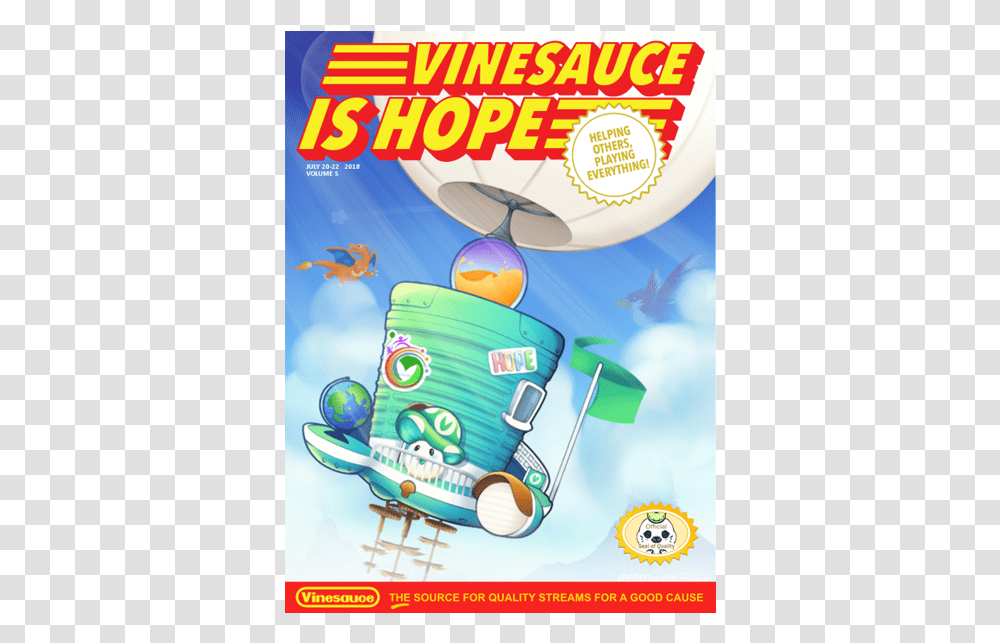 Vinesauce Is Hope 2018, Advertisement, Poster Transparent Png