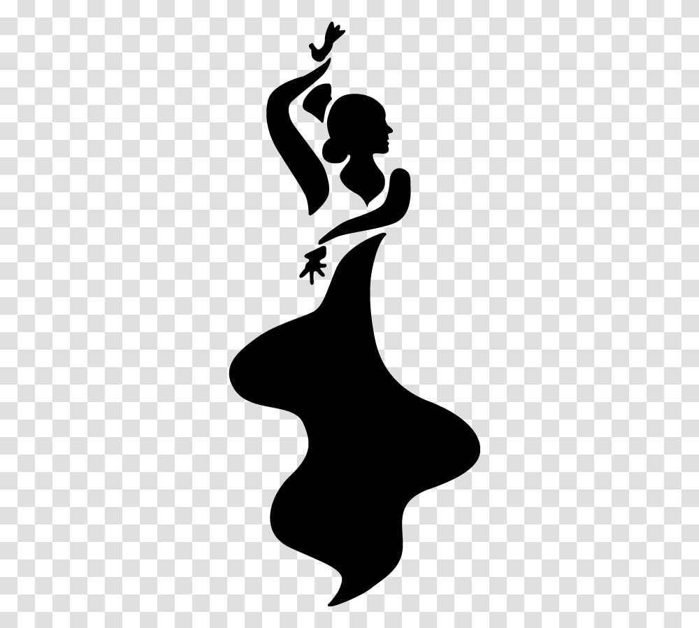 Vinilo Decorativo Baile Andaluz Silhouettesstencils, Logo, Word Transparent Png