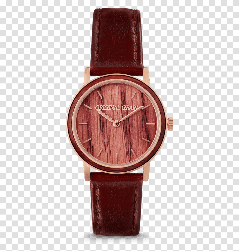 Vino Rosegold Oak Womens Avalon 34mm Original Grain Women's Watches, Wristwatch, Clock Tower, Architecture, Building Transparent Png