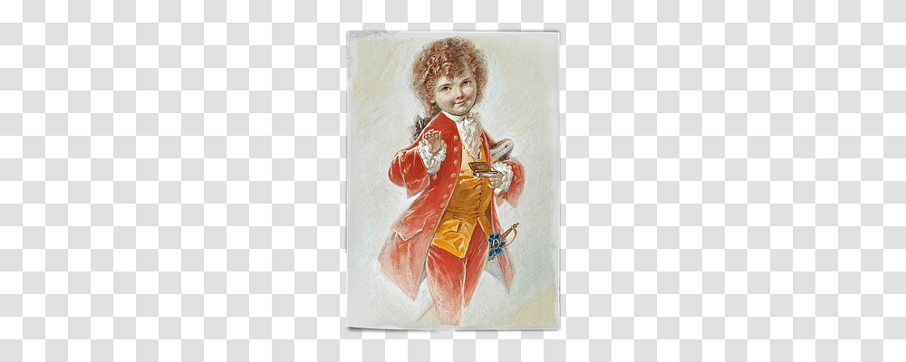 Vintage Clothing, Person, Painting Transparent Png