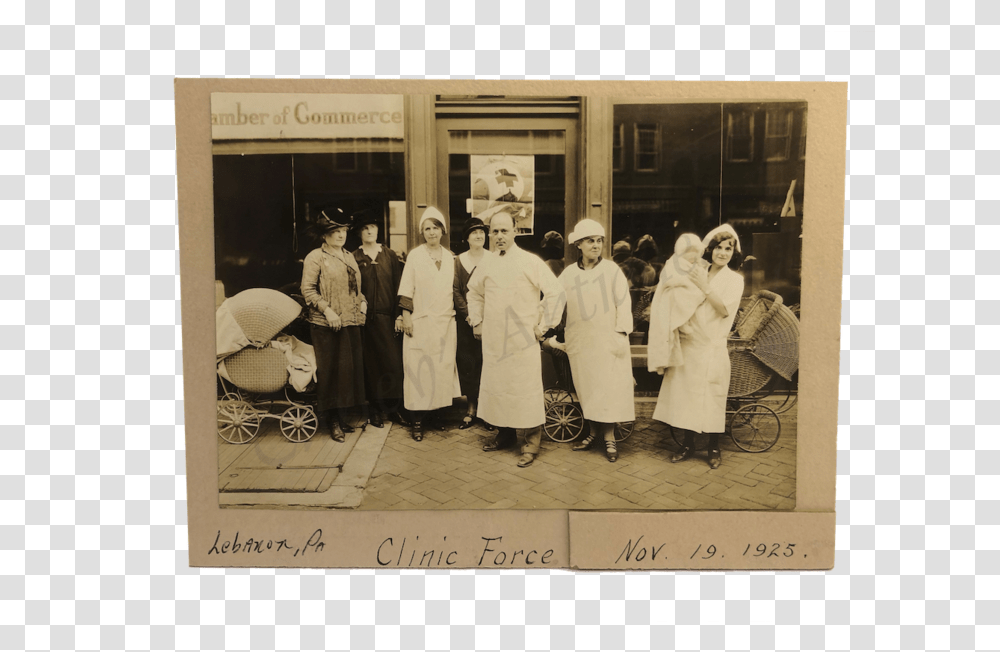 Vintage 1920s Newborn Childrenquots Hospital Medical Clinic Vintage Clothing, Person, Poster, Coat, People Transparent Png