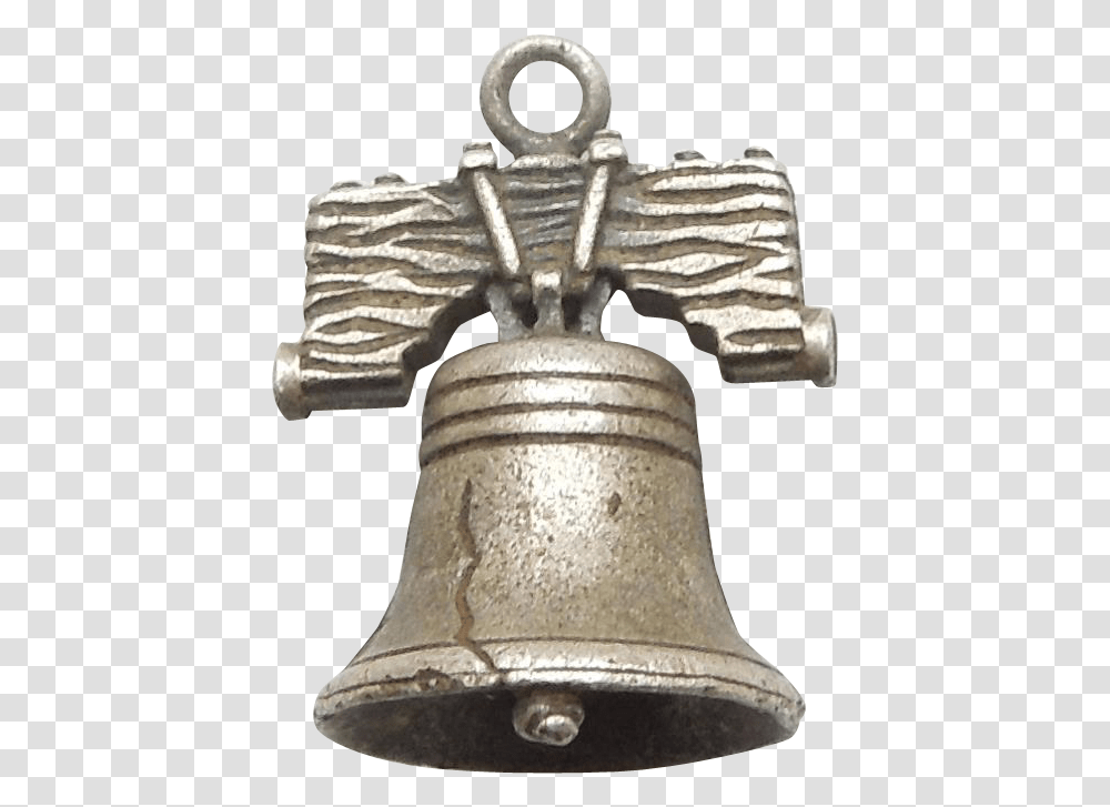 Vintage 3d Liberty Bell Ghanta, Bronze, Cross, Archaeology Transparent Png