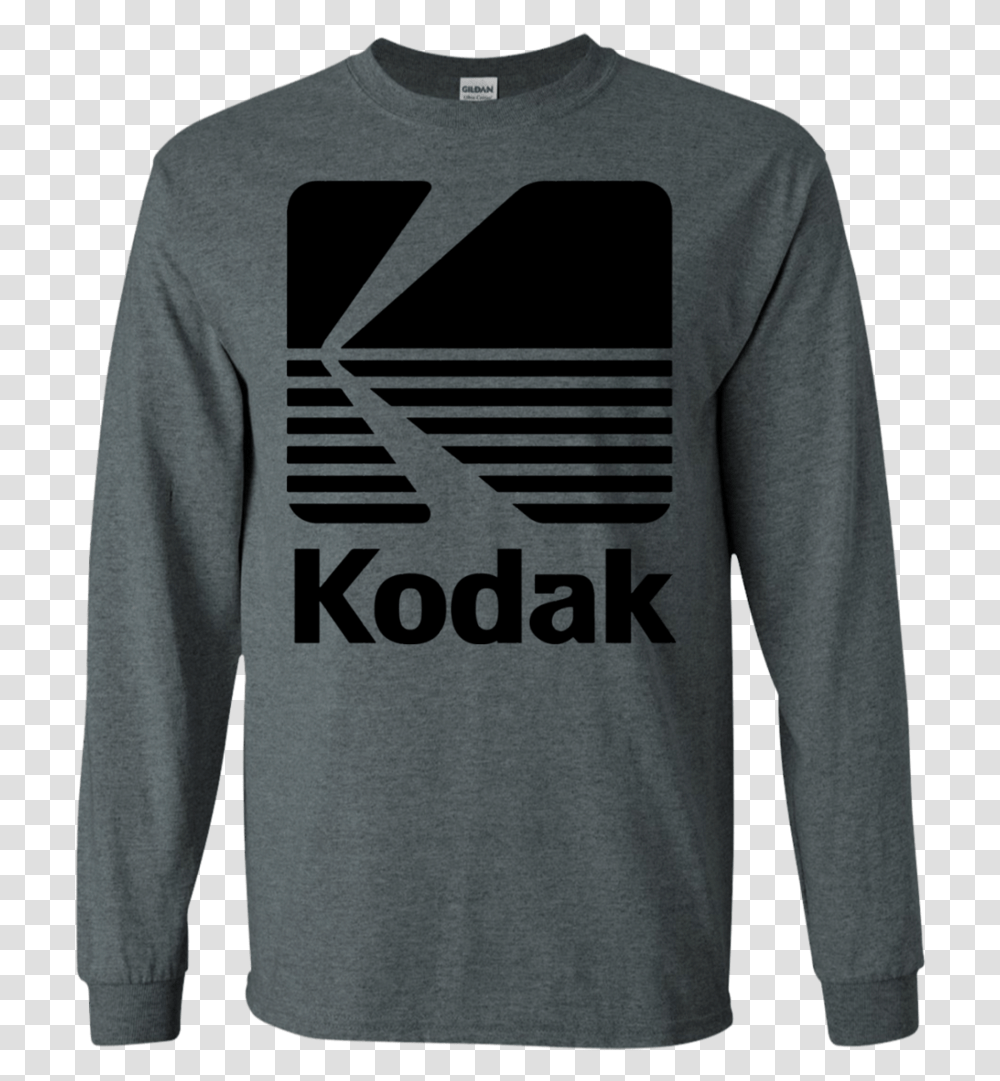 Vintage 80s Kodak Logo Ls Shirthoodiesweatshirt Ls, Sleeve, Apparel, Long Sleeve Transparent Png