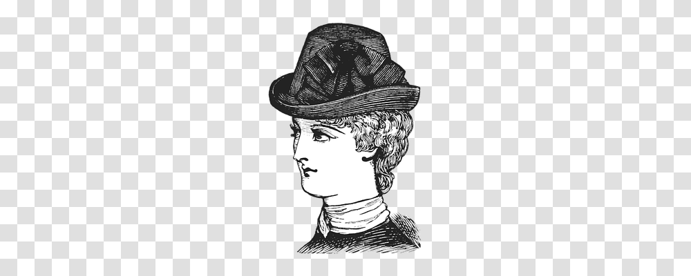 Vintage Person, Head Transparent Png