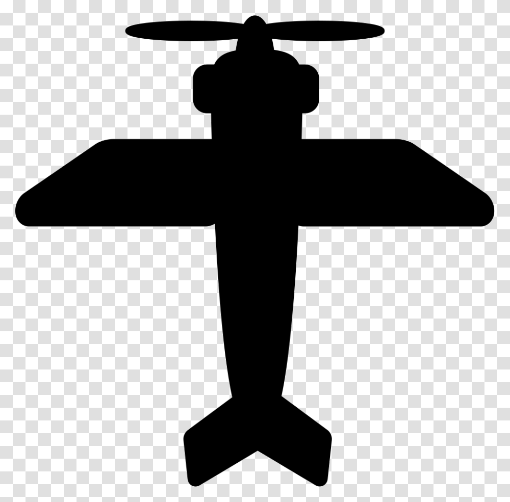 Vintage Airplane Clipart No Background Cross, Silhouette, Machine, Aircraft Transparent Png