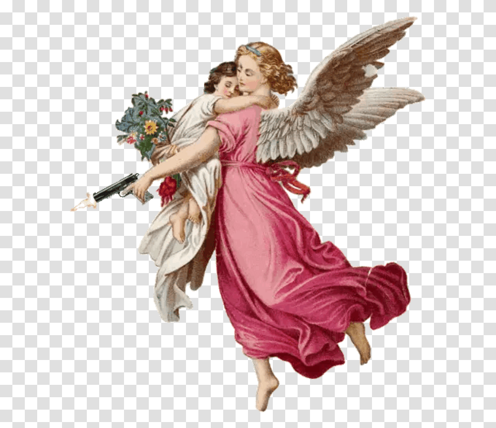Vintage Angels Cherub Freetoedit Download Sending You An Angel, Person, Human, Archangel Transparent Png