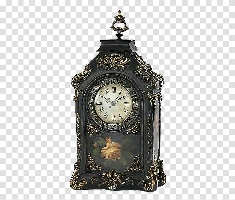 Vintage Antique Clock Furniture Decor Aesthetic Clock, Wall Clock, Analog Clock, Clock Tower, Architecture Transparent Png