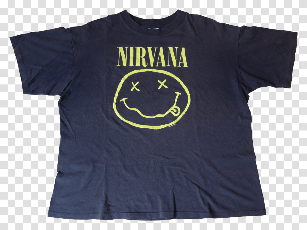 Vintage Band Shirts Nirvana, Apparel, T-Shirt, Sleeve Transparent Png
