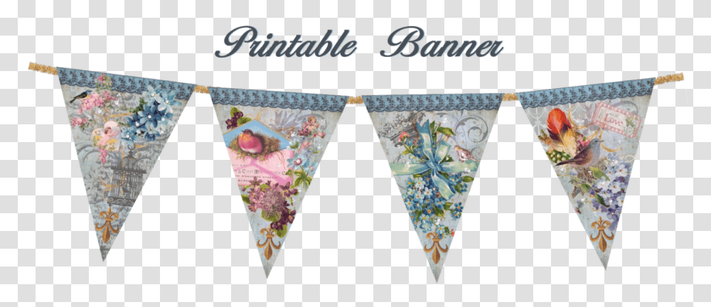 Vintage Banner Pennant Banner Vintage, Apparel, Triangle, Underwear Transparent Png