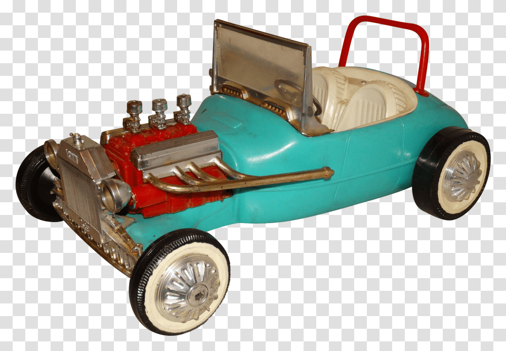 Vintage Barbie & Ken Irwin Hot Rod Roadster Car Car Antiques Hotrod Toys, Tire, Vehicle, Transportation, Spoke Transparent Png