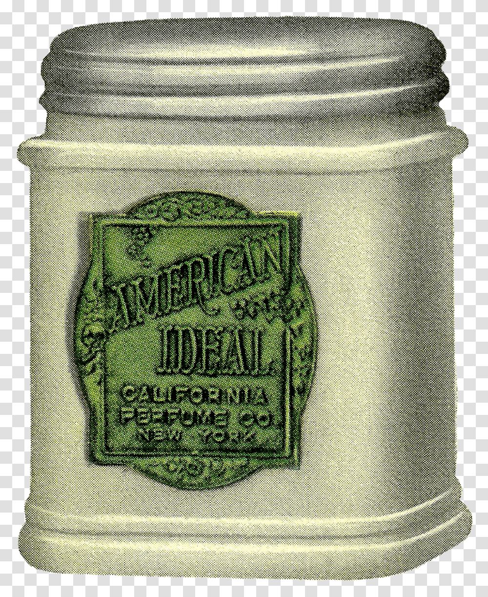 Vintage Beauty Product Digital Download Image Vintage Face Cream, Tin, Can, Sack, Bag Transparent Png