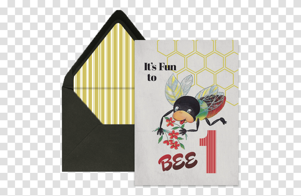Vintage Bee Birthday CardData Rimg LazyData Illustration, Bird, Advertisement, Poster Transparent Png