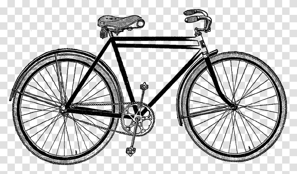 Vintage Bike, Outdoors, Nature, Outer Space, Astronomy Transparent Png