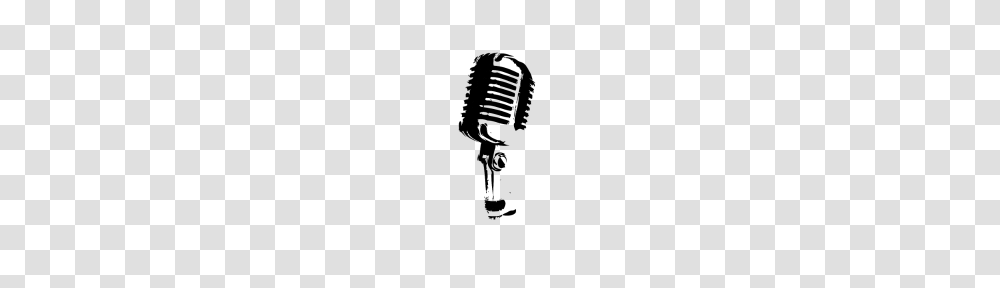 Vintage Black Microphone Gift, Gray, World Of Warcraft Transparent Png