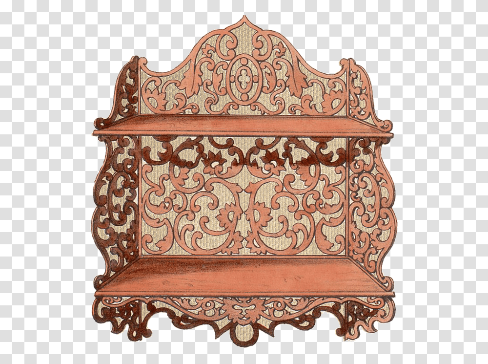 Vintage Bookcase Furniture Antique Old Bookshelf Bookcase, Chair, Throne, Pottery, Cabinet Transparent Png