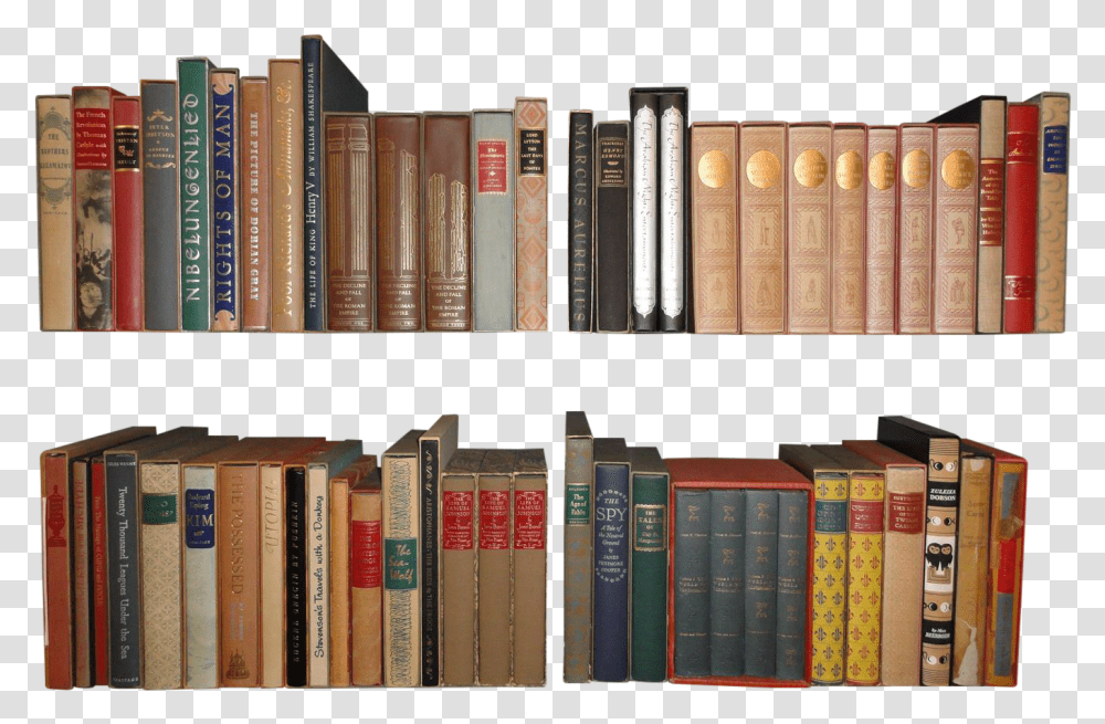 Vintage Books Books On Shelf, Furniture, Bookcase, Room, Indoors Transparent Png