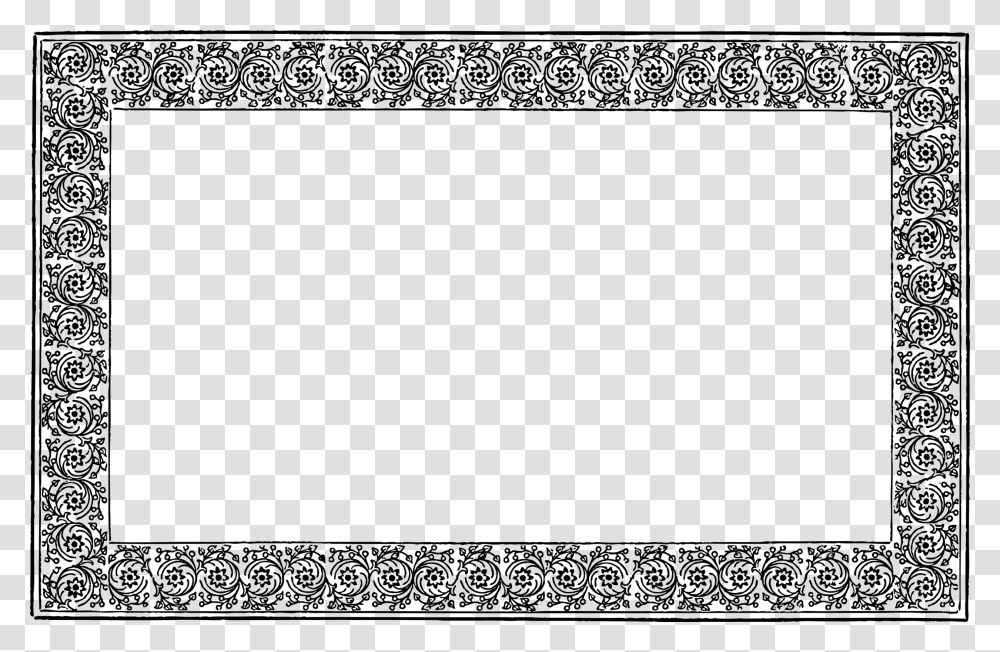 Vintage Border Frame Vector, Rug, Leisure Activities, Astronomy Transparent Png