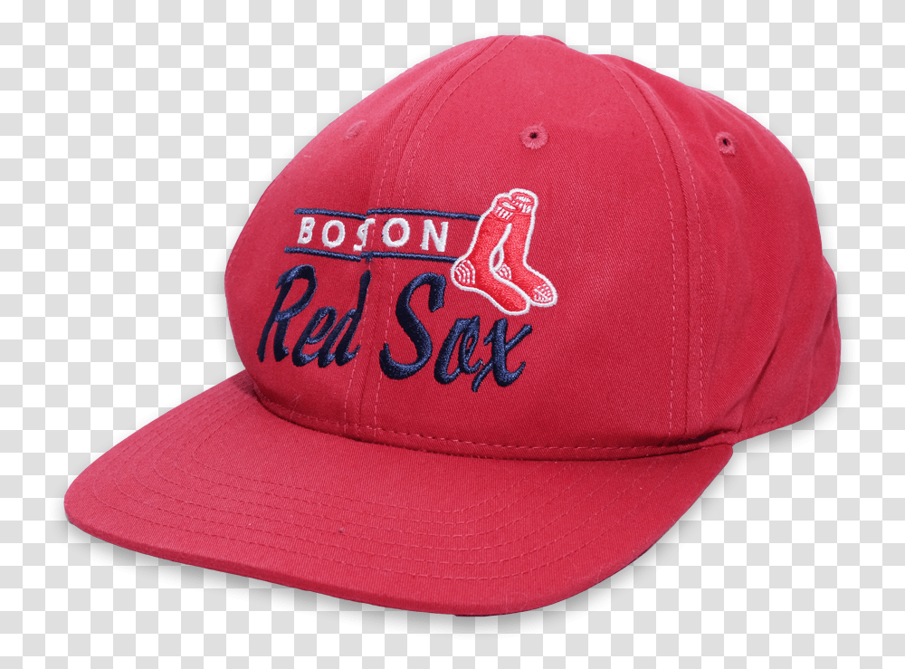 Vintage Boston Red Sox Snapback Baseball Cap, Clothing, Apparel, Hat Transparent Png