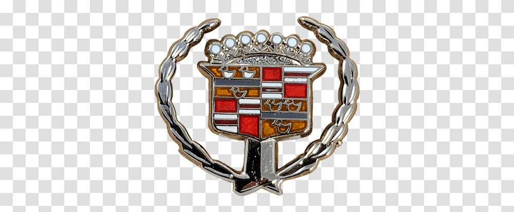 Vintage Cadillac Pin Emblem, Logo, Symbol, Trademark, Badge Transparent Png