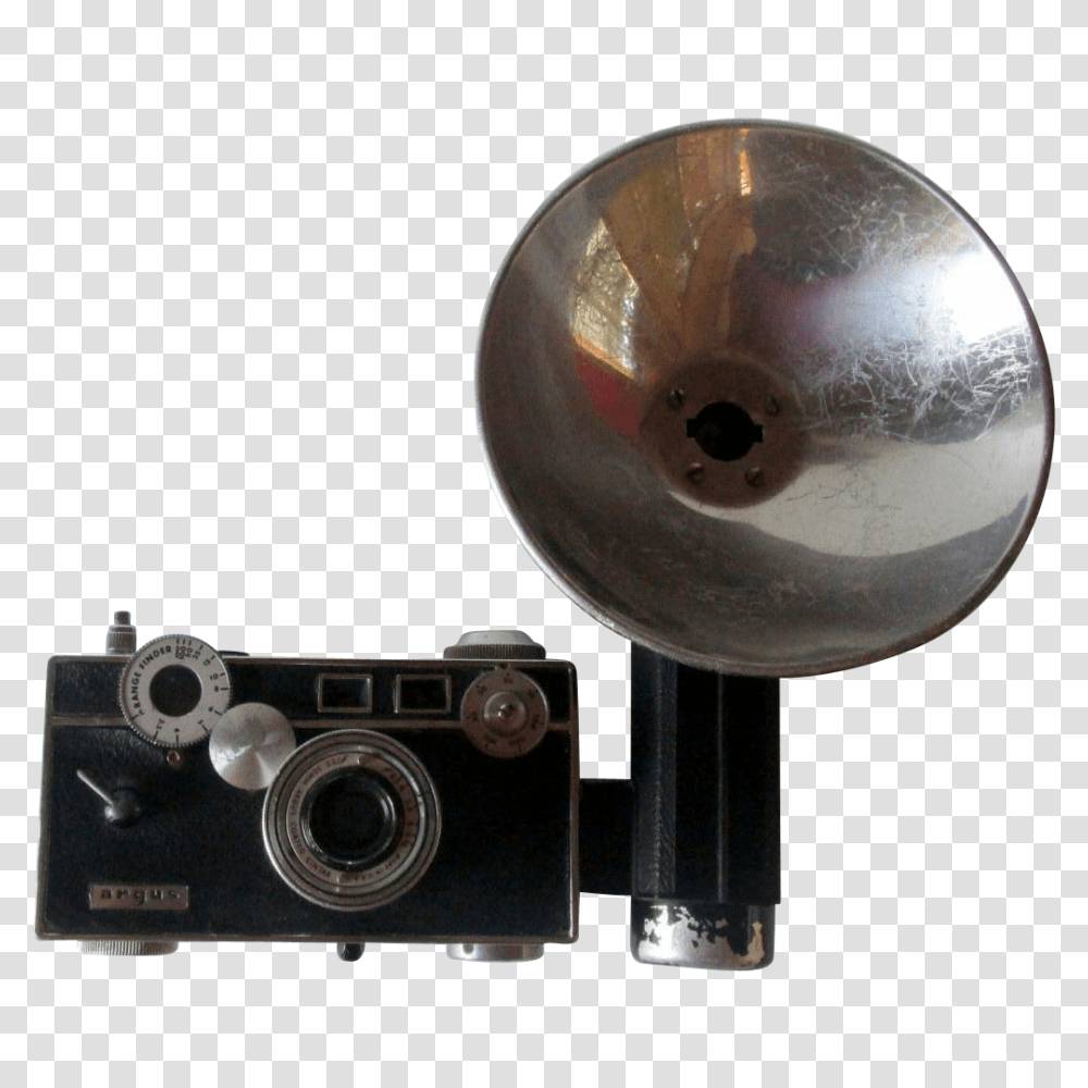 Vintage Camera Argus C Matchmatic Camera With Flash Attachment, Electronics, Digital Camera Transparent Png