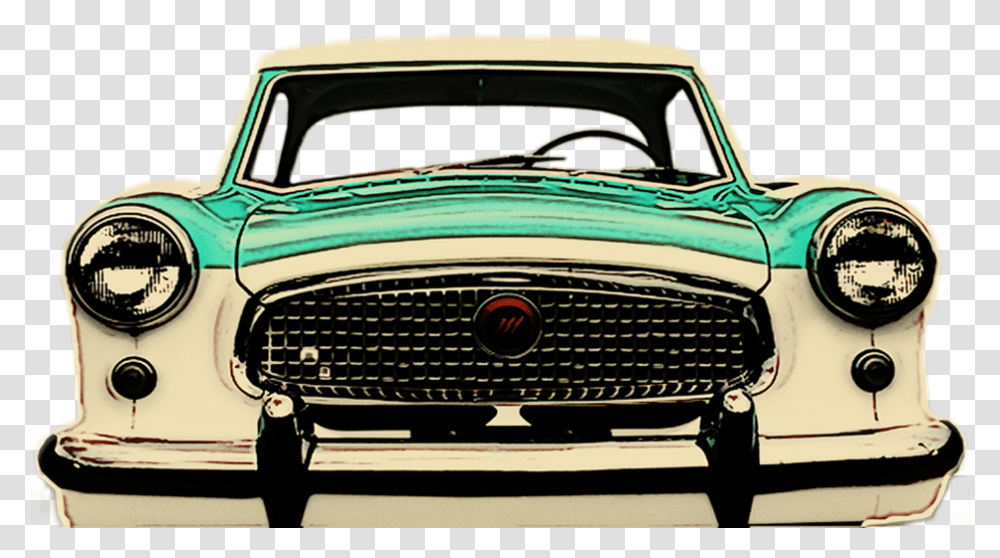 Vintage Car Back Image With No Classic Car Back, Sports Car, Vehicle, Transportation, Coupe Transparent Png