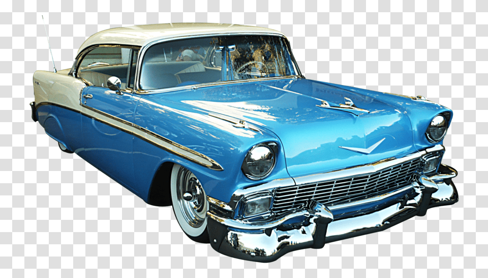 Vintage Car Chevrolet Bel Air American Classic Car, Vehicle, Transportation, Windshield, Sedan Transparent Png