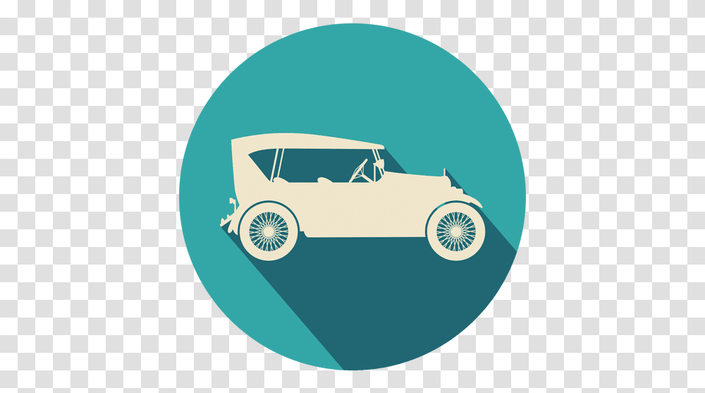 Vintage Car Circle Icon Oldtimer Classic Logo, Vehicle, Transportation ...