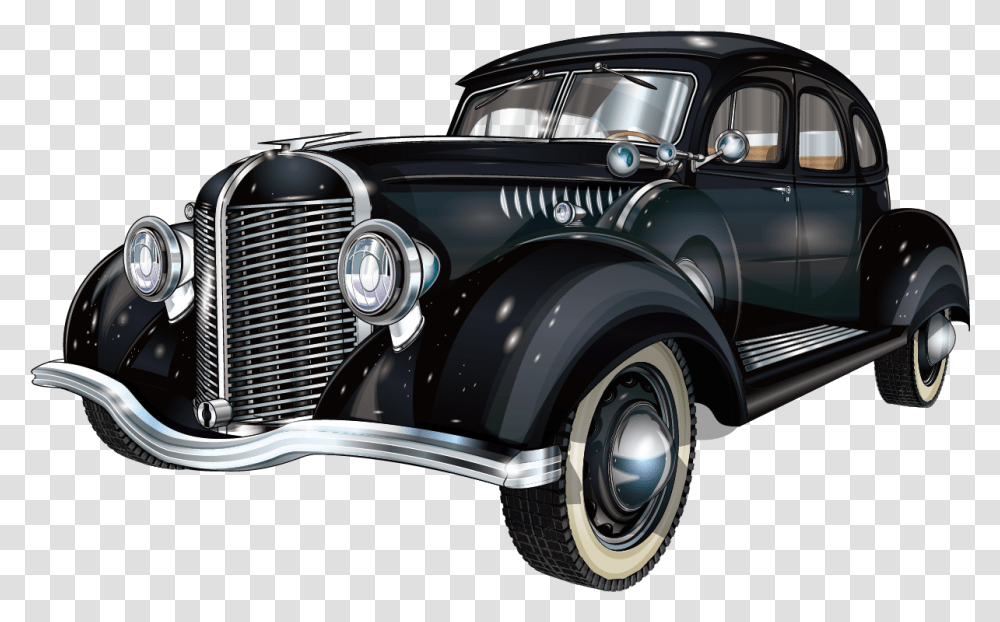 Vintage Car Classic Pickup Old Vintage Car, Vehicle, Transportation, Hot Rod, Tire Transparent Png