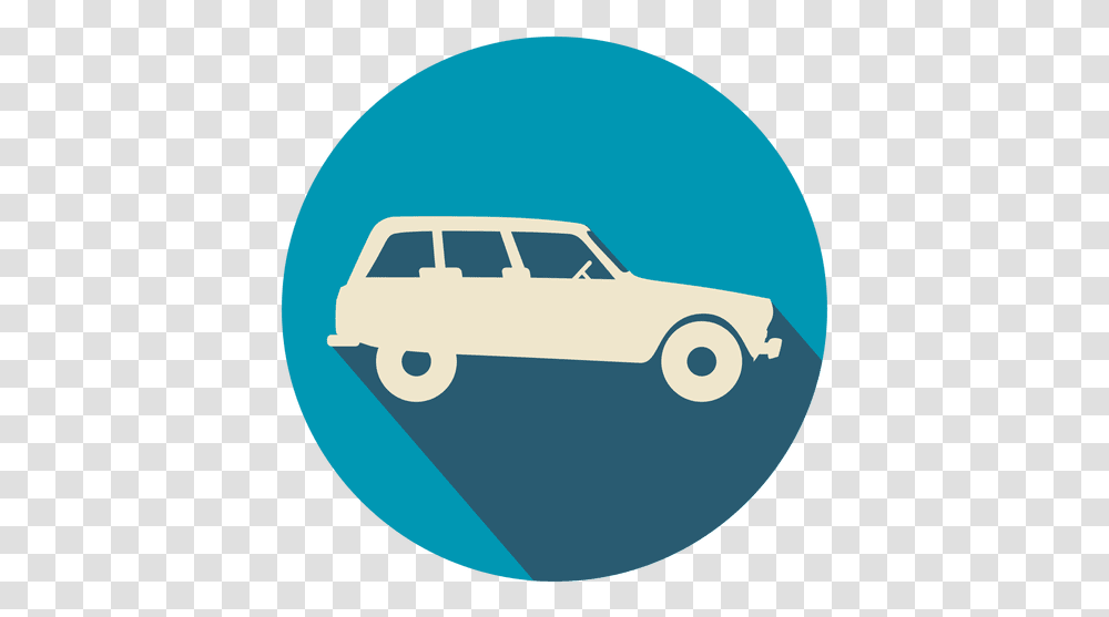 Vintage Car Flat Icon & Svg Vector File Car Flat Icon, Transportation, Vehicle, Van, Aircraft Transparent Png