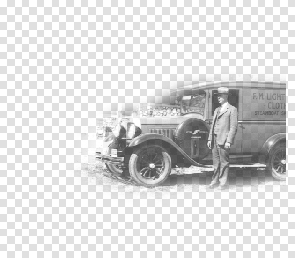 Vintage Car, Person, Vehicle, Transportation, Model T Transparent Png