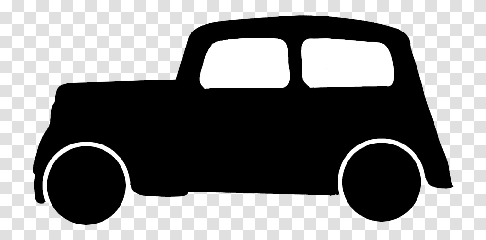 Vintage Car Silhouette Old Car Silhouette Clip Art, Transportation, Vehicle, Automobile, Bumper Transparent Png
