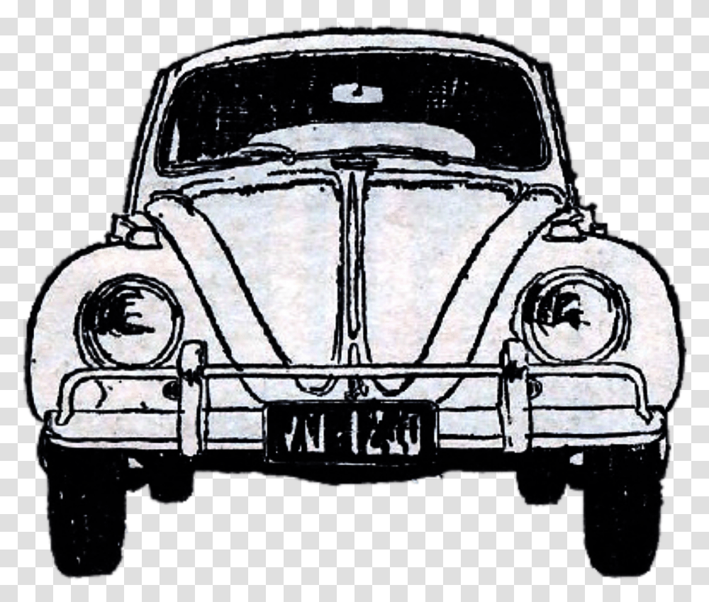 Vintage Car Watercolor Beetle Bug Vintage Cars Beetle Volkswagen Watercolor, Vehicle, Transportation, Sedan, Sports Car Transparent Png