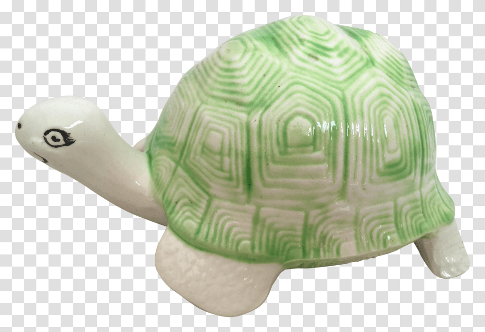 Vintage Ceramic Turtle Figurine Desert Tortoise Transparent Png
