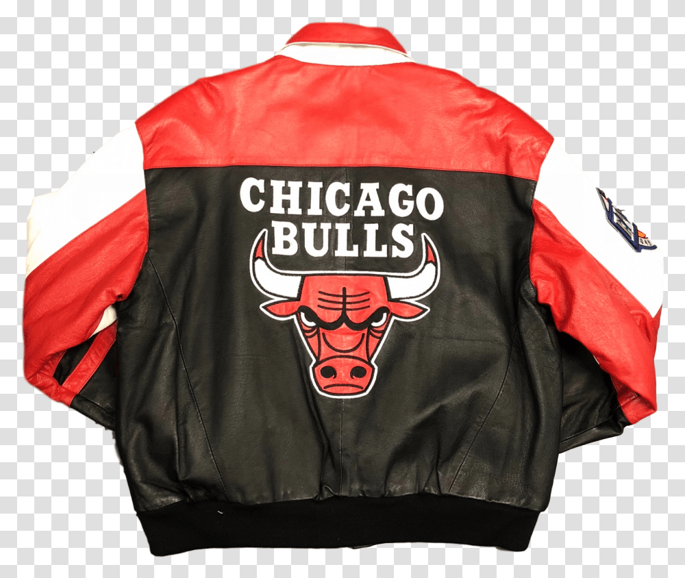 Vintage Chicago Bulls Leather Jacket Derrick Rose Bulls Hoodie, Apparel, Coat, Long Sleeve Transparent Png