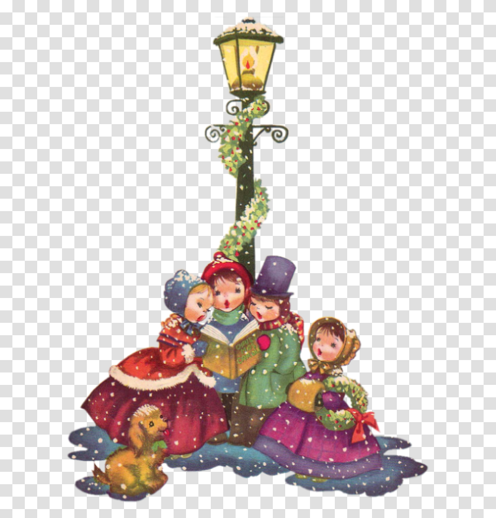 Vintage Christmas 14 Cliparts For Free Download Vintage Christmas Carolers Clipart, Tree, Plant, Ornament, Performer Transparent Png