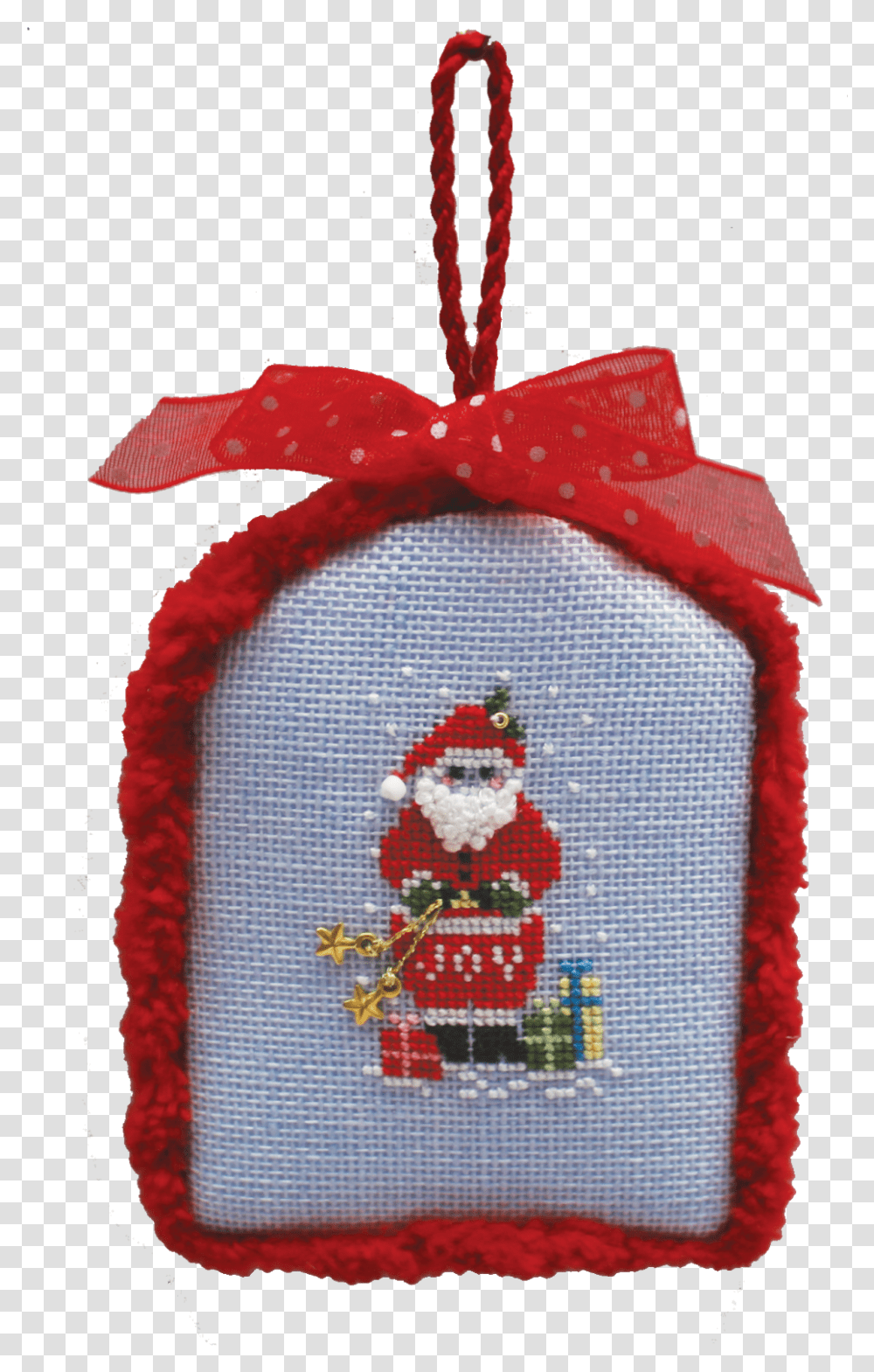 Vintage Christmas Ornaments Cross Stitch, Purse, Handbag, Accessories, Accessory Transparent Png