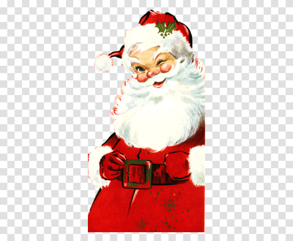 Vintage Christmas Santa, Toy, Doll, Person, Human Transparent Png