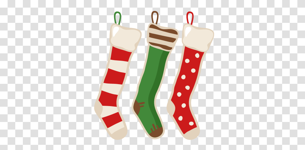 Vintage Christmas Stockings For Cricut Cutting, Gift Transparent Png