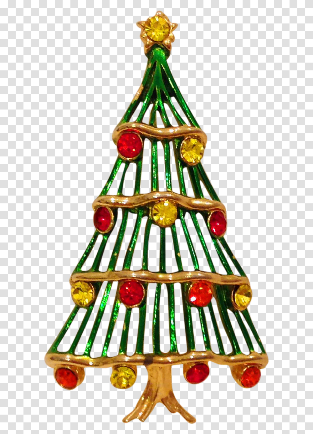 Vintage Christmas Tree Pins Lovely Christmas Tree Pin Christmas Tree, Plant, Ornament, Fir Transparent Png