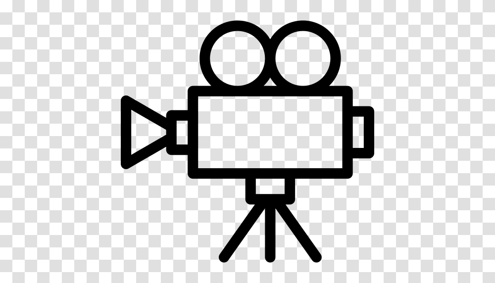 Vintage Cinema Camera Looking Left Icon, Gray, World Of Warcraft Transparent Png