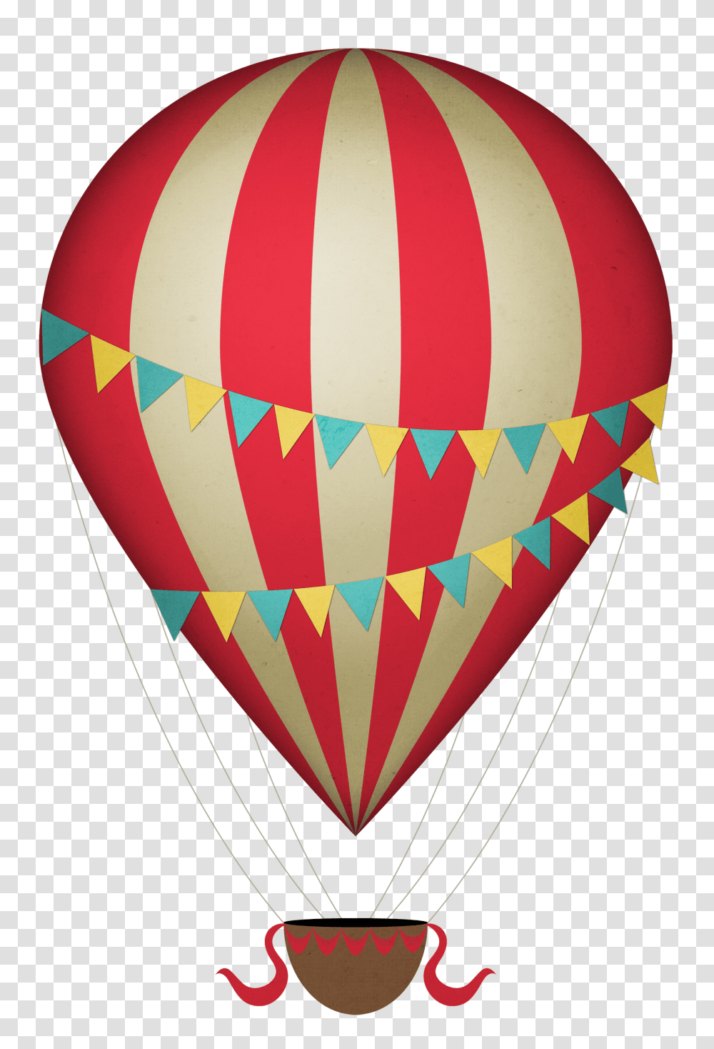 Vintage Clipart Hot Air Balloon, Aircraft, Vehicle, Transportation Transparent Png
