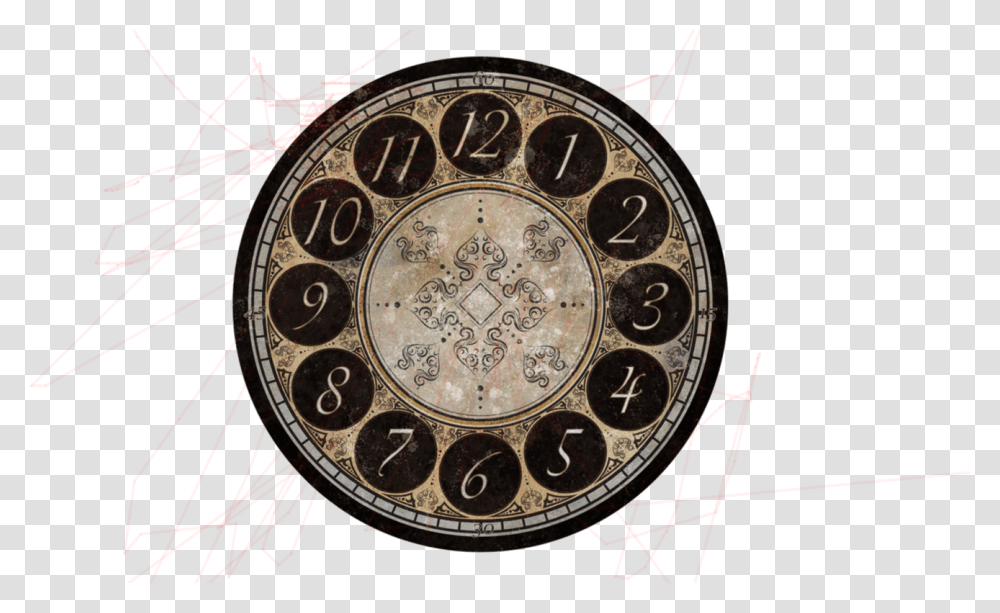 Vintage Clock Face Without Hands, Clock Tower, Architecture, Building, Analog Clock Transparent Png