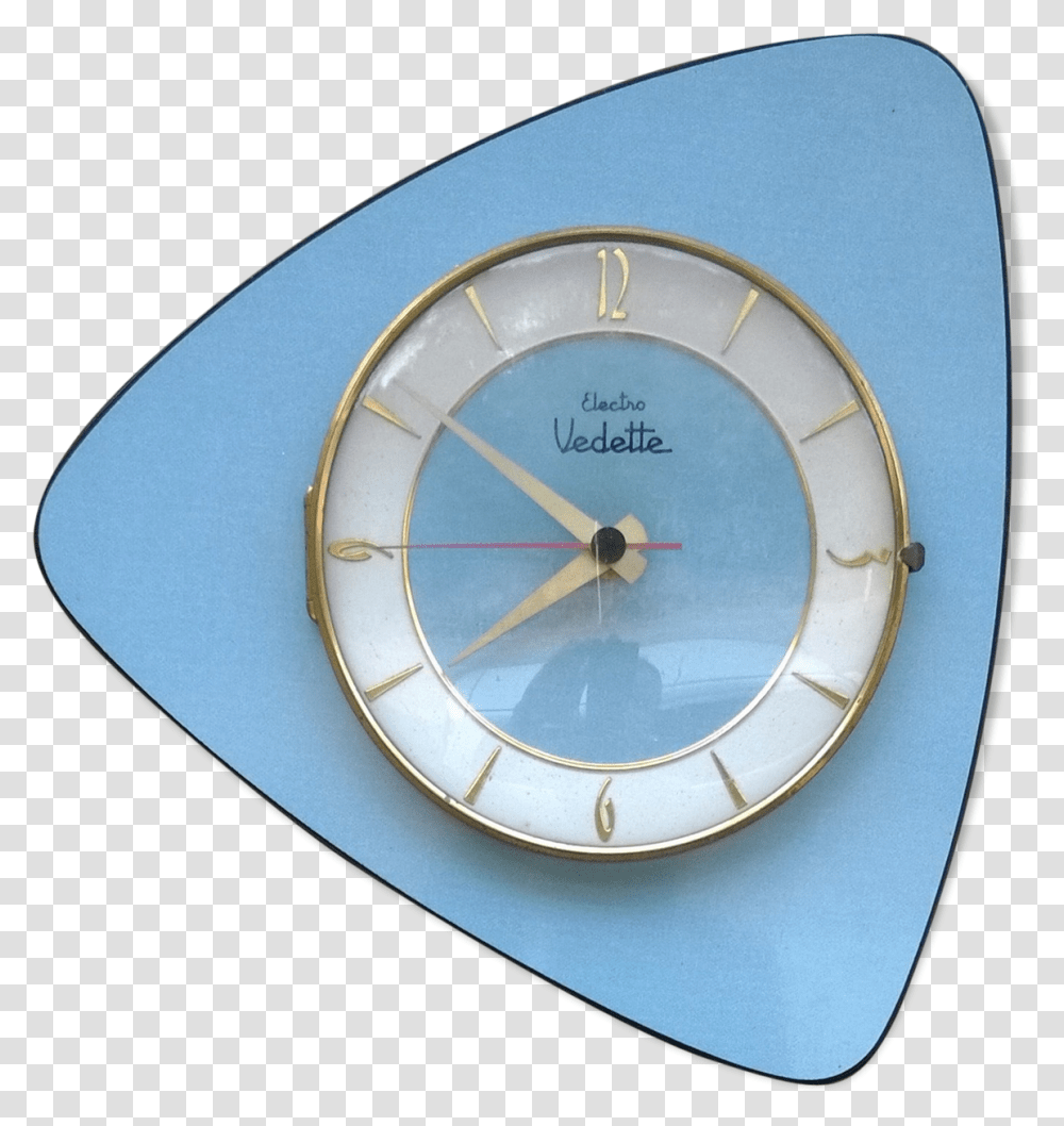 Vintage Clock Vedette Electro Wall Clock, Analog Clock, Clock Tower, Architecture, Building Transparent Png