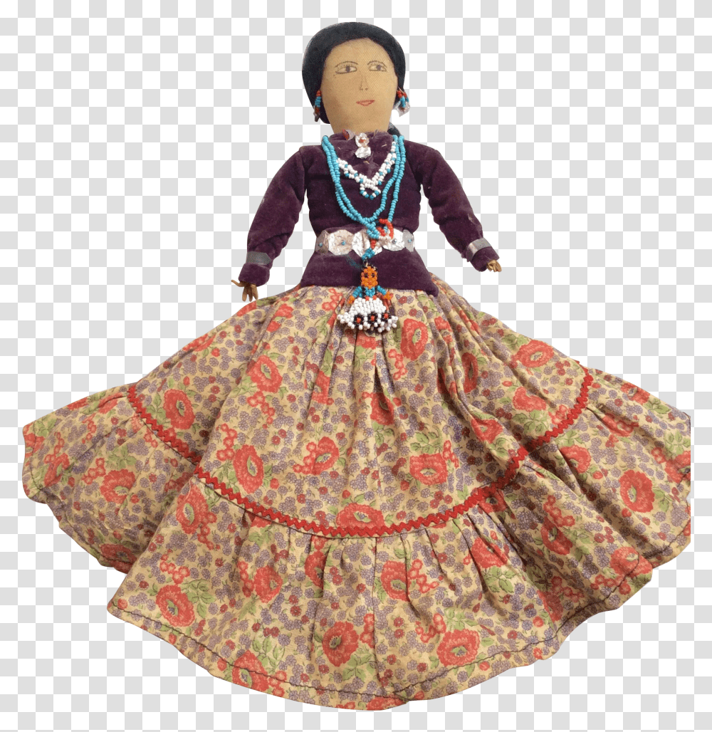 Vintage Cloth Native Doll Download Native American Navajo Dolls Vintage Transparent Png