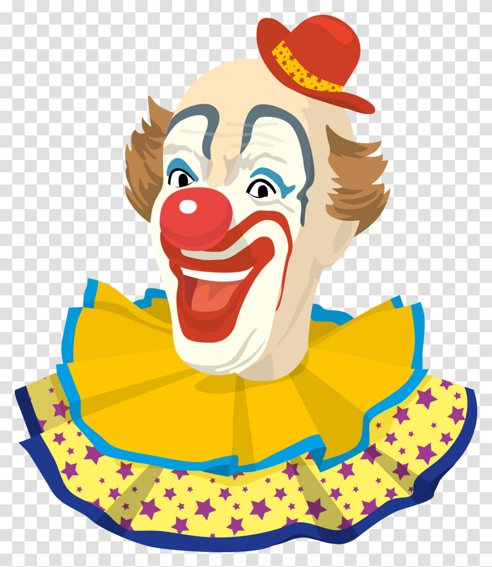 Vintage Clown Clowning Around Carnival Themes Paint Clown With Tiny Hat, Performer, Mime Transparent Png