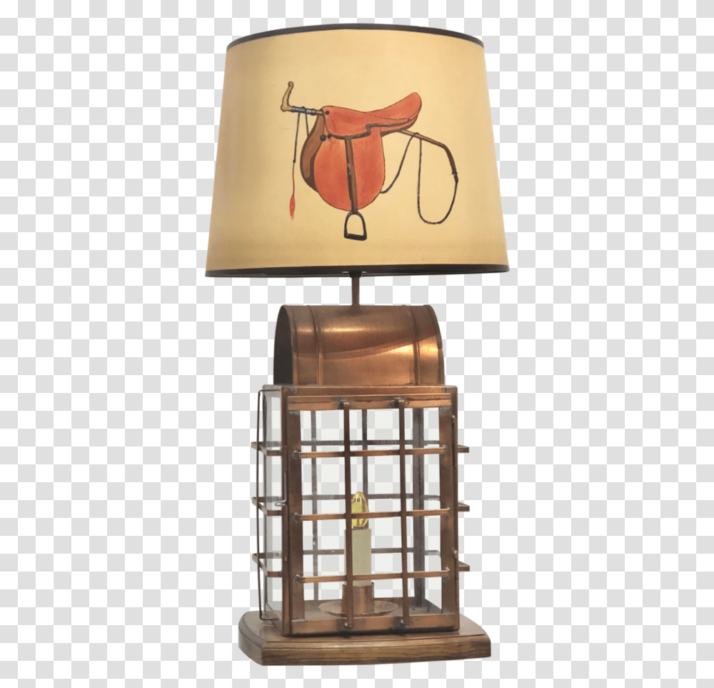 Vintage Copper Lantern Lamp With Cowboy Shade 4759 Lampshade, Table Lamp, Lighting Transparent Png