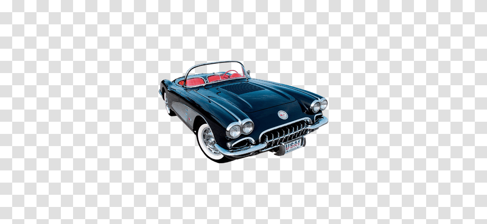 Vintage Corvette, Car, Vehicle, Transportation, Bumper Transparent Png